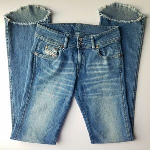 Diesel Round Hem Designer Jeans